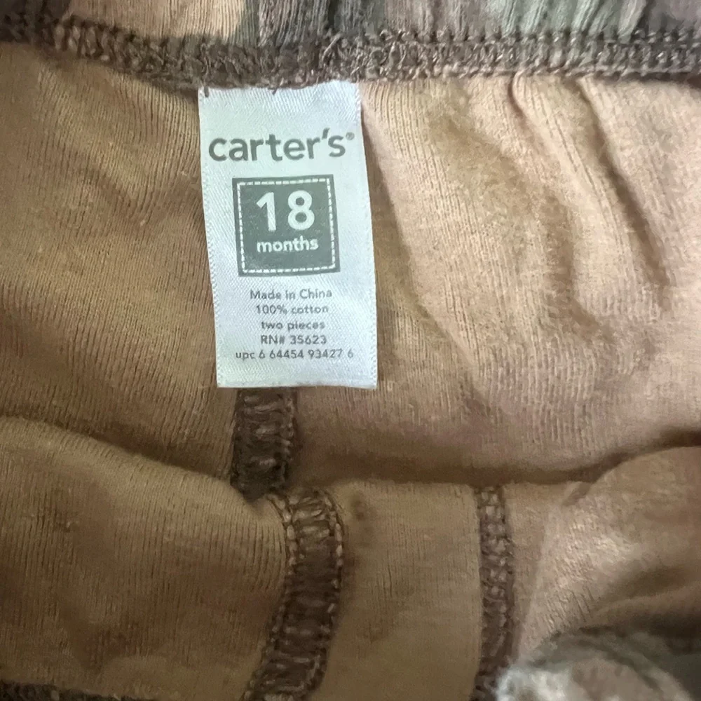 Carters Cotton Camo set Boys